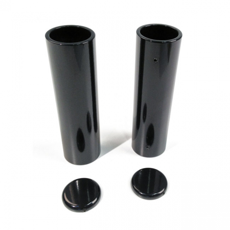 CULT-WERK, 4-PIECE FORK TUBE COVER KIT, GLOSS BLACK