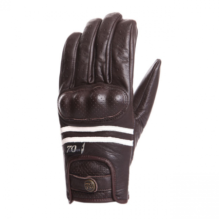 SEGURA EDWIN GLOVES BROWN/ECRU