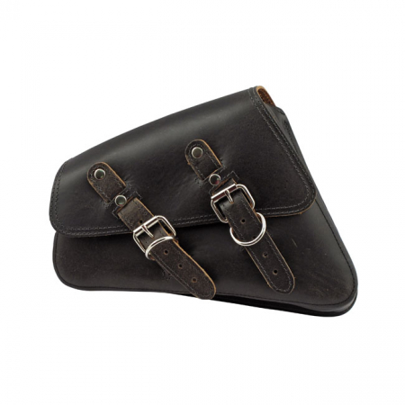 LA ROSA SOLO SADDLEBAG BROWN LEFT SIDE