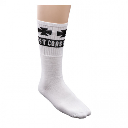 WCC TUBE LOGO SOCKS COOL WHITE