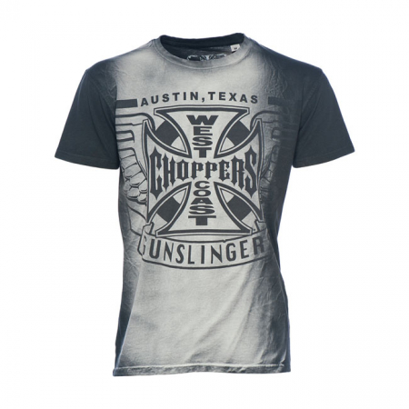 WCC GUNSLINGERS T-SHIRT VINTAGE GREY