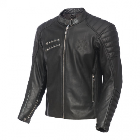 WCC RAPTOR LEATHER JACKET BLACK