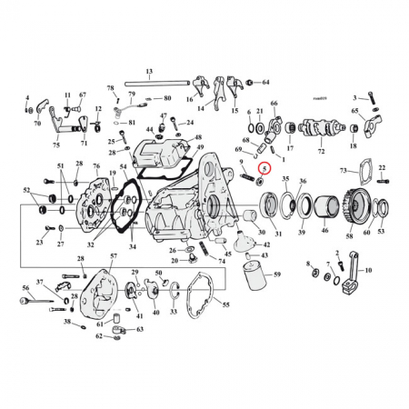 JAM NUT, SHIFT ARM ADJUSTER SCREW