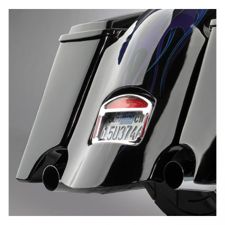 CYCLE VISIONS, REAR FENDER COVER. WITH CUT-OUTS