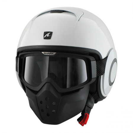 HELMET DRAK, BLANK WHITE, XS