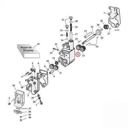 OIL PUMP GEAR