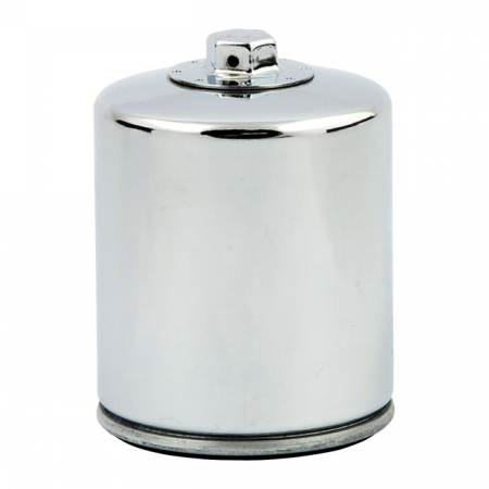 K&N OIL FILTER, CHROME