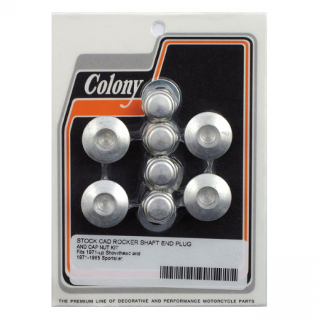 COLONY ROCKER SHAFT END PLUG & NUTS