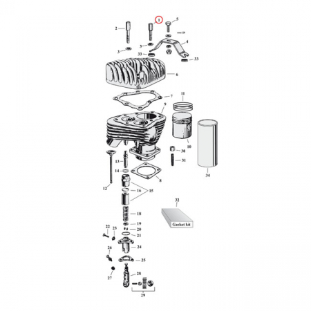 HEADBOLT SET SHORT & LONG