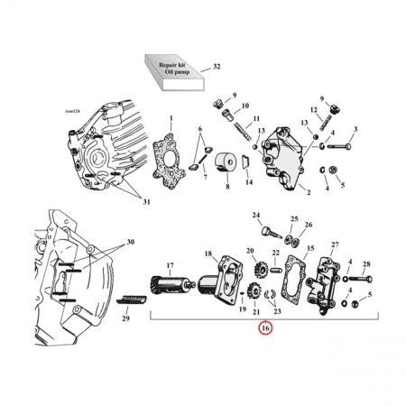 OIL PUMP ASSY, SCAVENGER