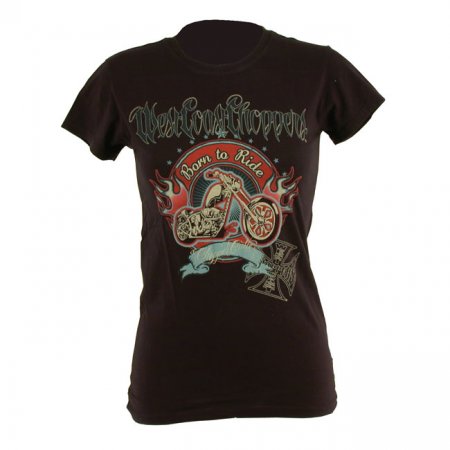 WCC BORN TO RIDE T-SHIRT BLACK, M