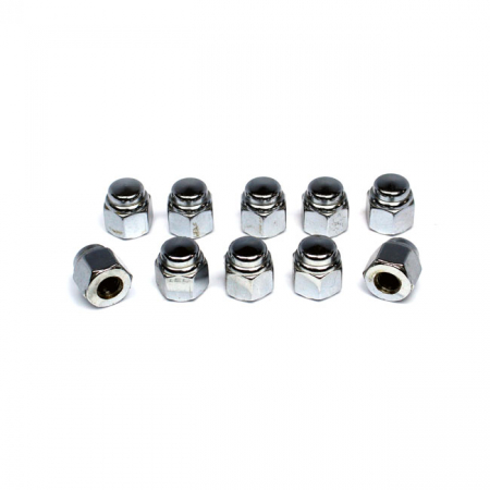 COLONY, CAP NUTS 1/4-20 CHROME PLATED