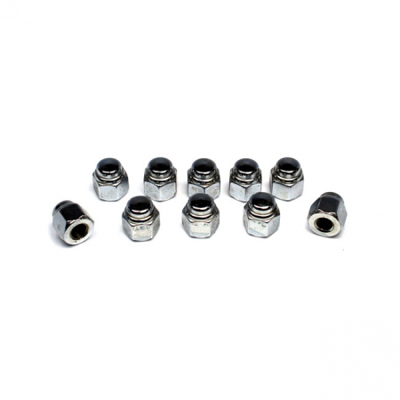 COLONY, CAP NUTS 1/4-24 CHROME PLATED