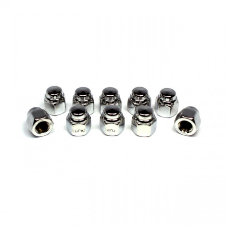 COLONY, CAP NUTS 3/8-16 CHROME PLATED