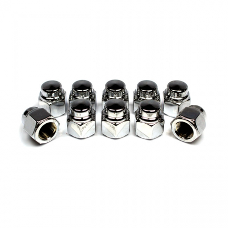 COLONY, CAP NUTS 1/2-20 CHROME PLATED