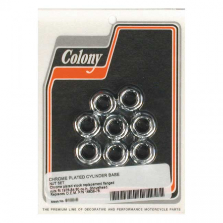 COLONY CYL BASE NUT KIT