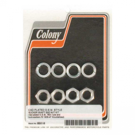 COLONY ROCKER SHAFT END NUT KIT