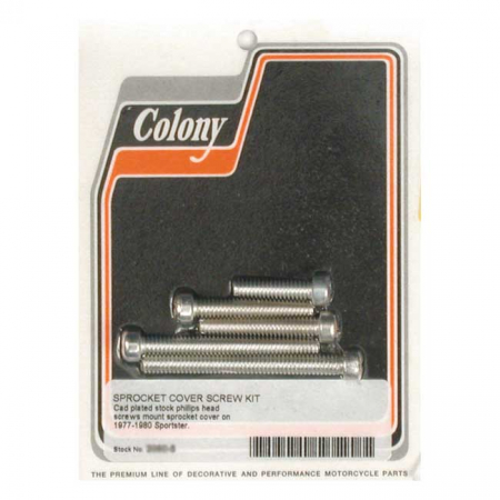 COLONY SPROCKET CVR MOUNT KIT, OEM STYLE