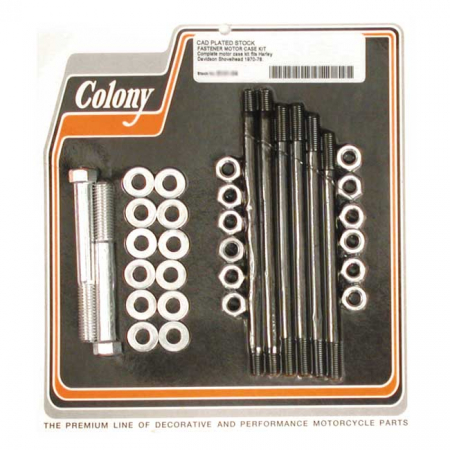 COLONY CRANKCASE BOLT KIT