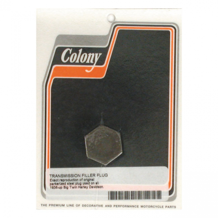 COLONY, TRANSMISSION FILL PLUG. OEM HEX STYLE