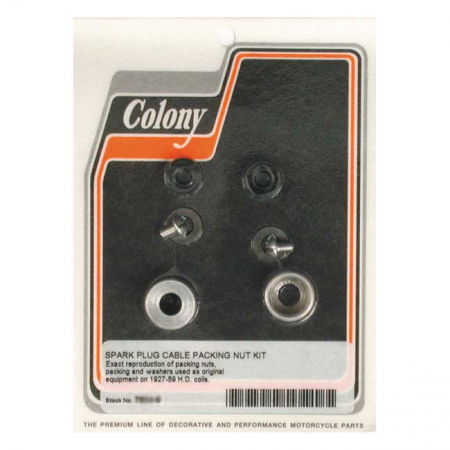 COLONY SPARKPLUG CABLE NUT KIT