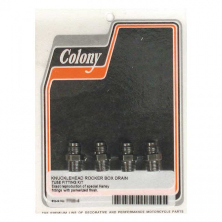 COLONY ROCKER OIL DRAIN FITTING SET