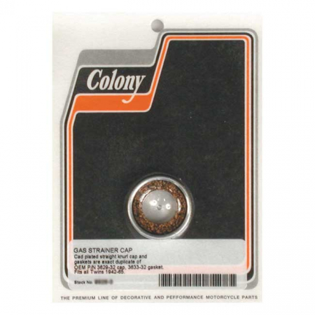 COLONY GAS STRAINER CAP