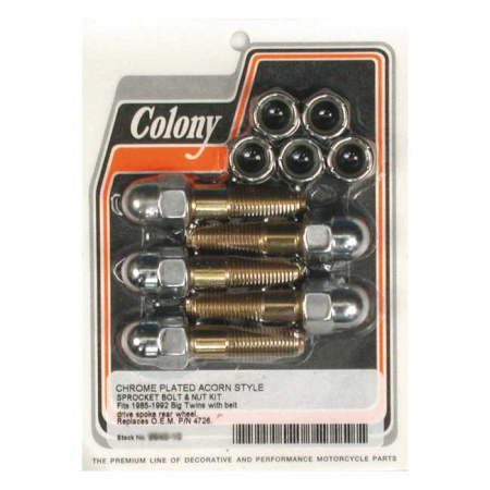 COLONY SPROCKET BOLT & NUT KIT