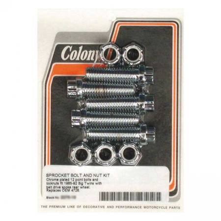 COLONY SPROCKET BOLT & NUT KIT