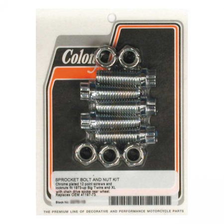 COLONY SPROCKET BOLT & NUT KIT