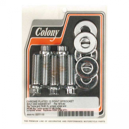 COLONY SPROCKET BOLT KIT