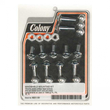 COLONY WINDSHIELD TRIM MOUNT KIT