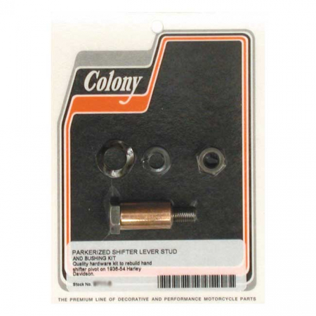 COLONY, SHIFT LEVER STUD & BUSHING KIT. BLACK