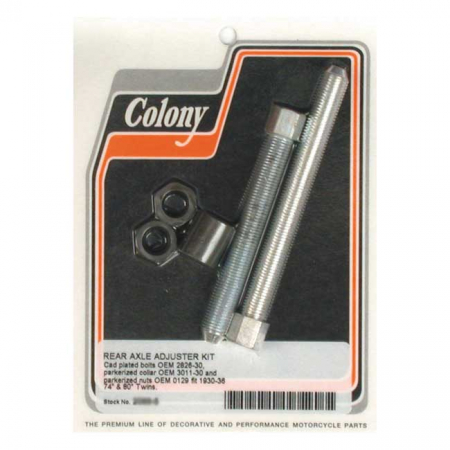 COLONY WHEEL AXLE ADJUSTER KIT