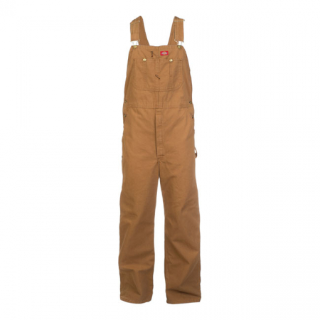 DICKIES BIB OVERALL RINSED BROWN DUCK