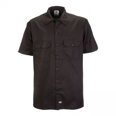 DICKIES SHORT SLEEVE WORK SHIRT BLACK