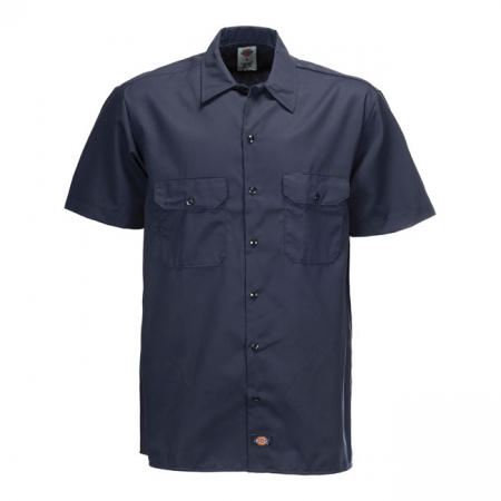 DICKIES SHORT SLEEVE WORK SHIRT DARK NAVY