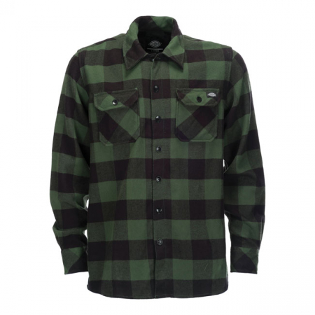 DICKIES NEW SACRAMENTO SHIRT PINE GREEN