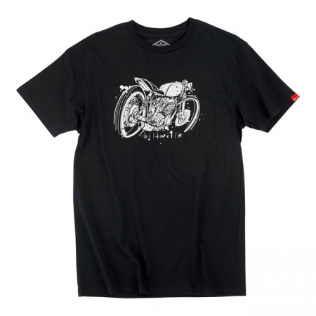 BILTWELL CAFE T-SHIRT BLACK