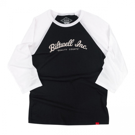 BILTWELL OG SCRIPT 3/4 SLEEVE SHIRT