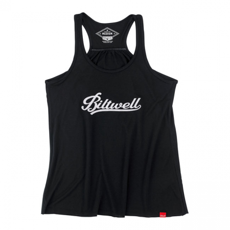 BILTWELL SCRIPT TANK TOP BLACK XS