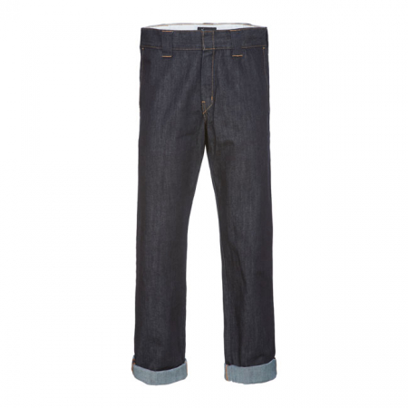 DICKIES WORK PANTS RINSED DENIM