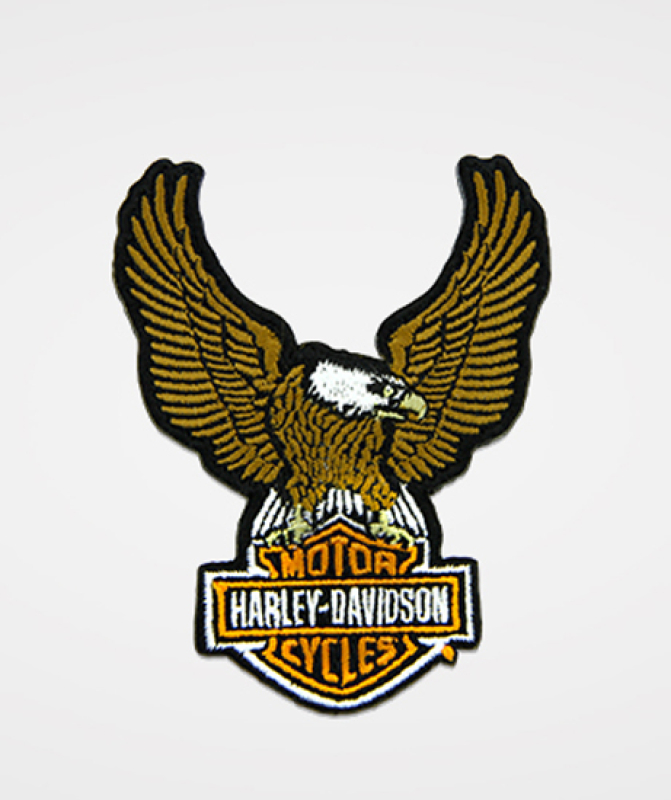 H-D KANGASMERKKI EAGLE BAR & SHIELD 682608011611