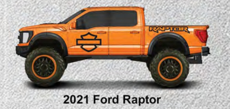 H-D 2021 FORD RAPTOR PIENOISMALLI 15380-RAPTOR