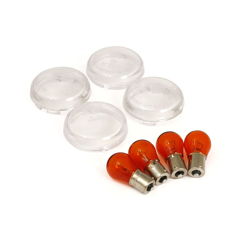 BULLET TURNSIGNAL LENS KIT, CLEAR 505082