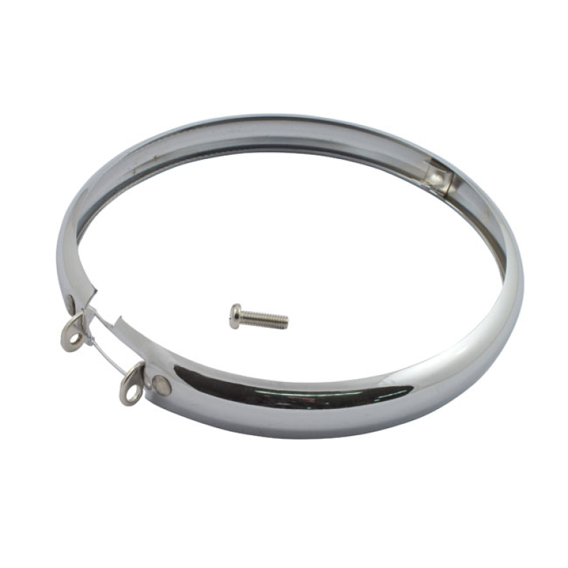 REPLACEMENT SPRINGER HEADLAMP TRIM RING. CHROME FOR 6-1/2" SPRINGER HE 516746