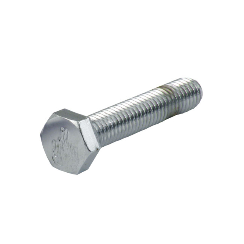 M8 X 40MM HEX BOLT, FLAME CHROME 523362
