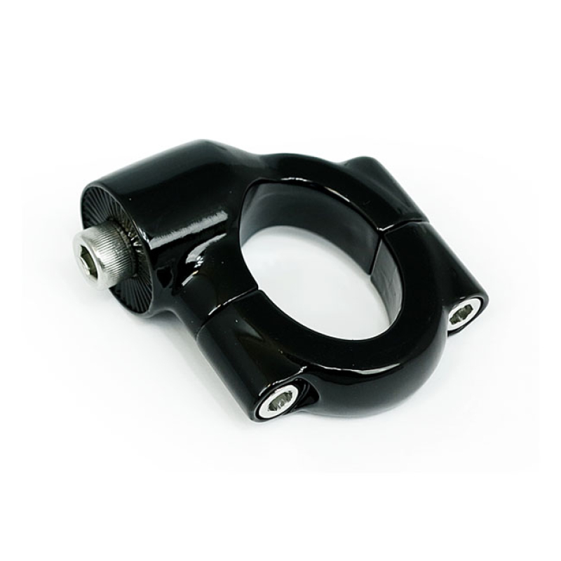 KURYAKYN, SIDE MOUNT LICENSE PLATE CLAMP GLOSS BLACK. MOUNTING CLAMP F 542800