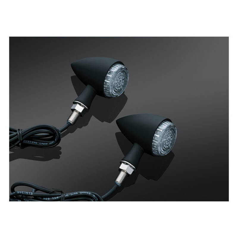 KURYAKYN, TORPEDO LED RUN-TURN-BRAKE COMBO. BLACK - BLACK FINISH - SM 542890