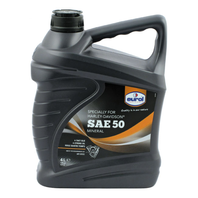 EUROL, MOTOR OIL SAE 50 SF-CC, 4L 4 LITER CAN. HIGH QUALITY MONOGRADE 559437